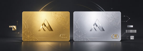 Card Metalliche Oro/Argento
