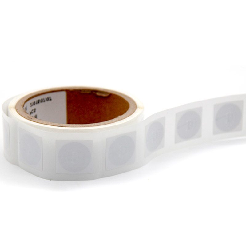 Roll of blank white NFC labels
